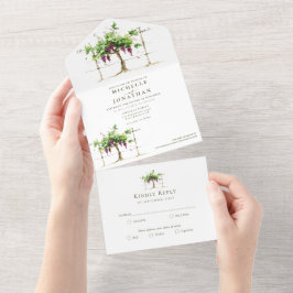 Paso Robles Weinkeller Weinkultur und Erde All In One Einladung