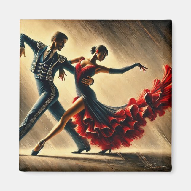 Pasodoble Dancers Magnet (Vorne)