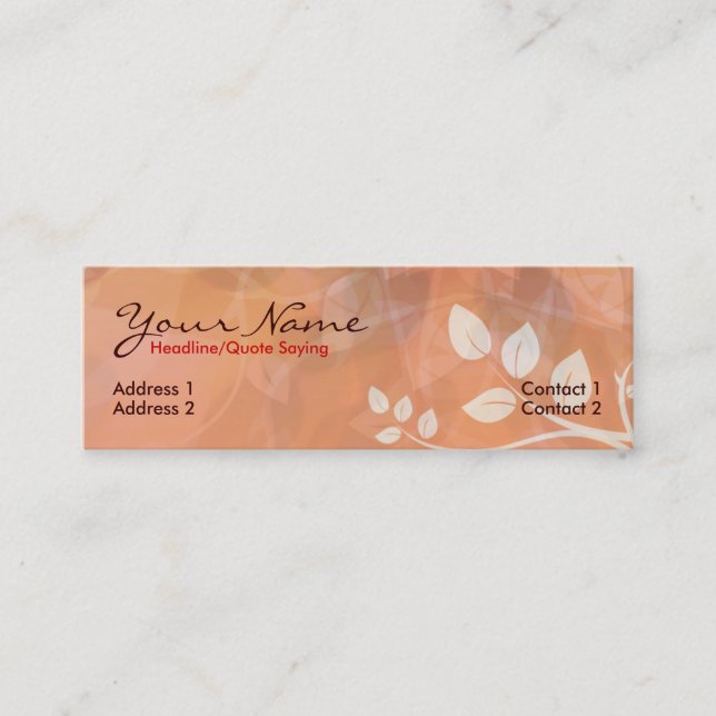 Pasoflora Visitenkarte (Vorderseite)