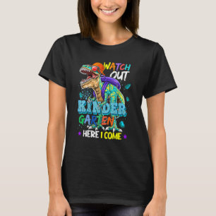 Pass auf den Kindergarten auf, hier komme ich Dino T-Shirt
