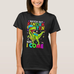Pass auf den Kindergarten auf, hier komme ich Dino T-Shirt