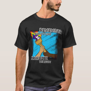 Pass auf die Regenbogenfalte T-Shirt
