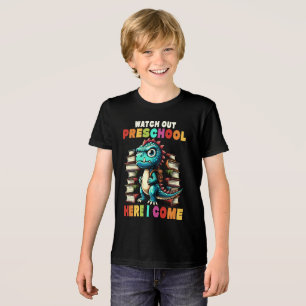 Pass auf die Vorschule auf, ich komme Tri-Blend Shirt