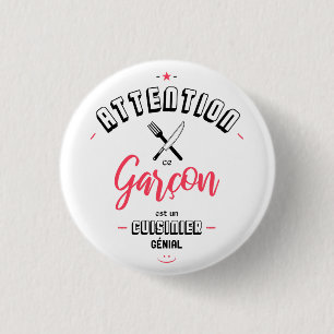 Pass auf, dieser Junge ist ein toller Koch Button