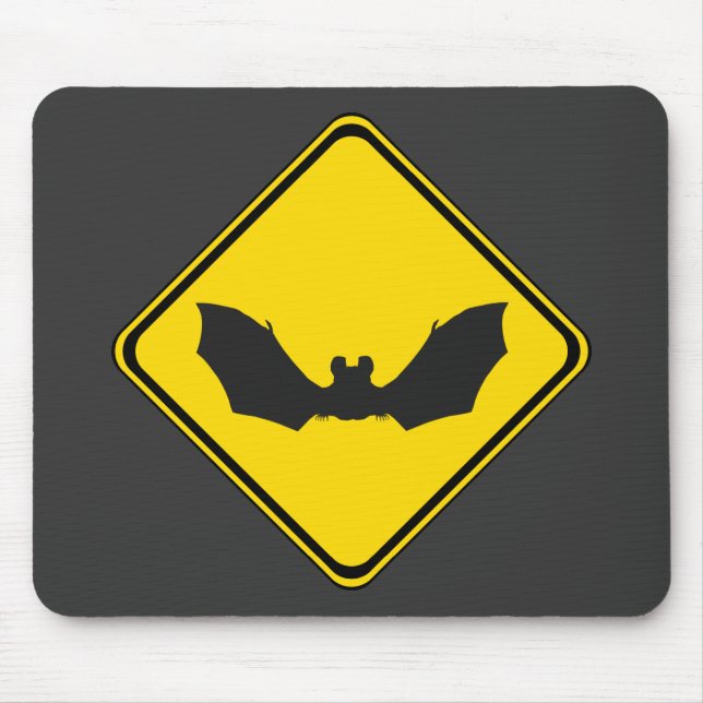 Pass auf! Fledermäuse! Mousepad (Vorne)
