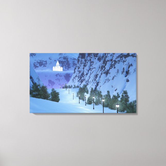 Pass auf Light Canvas Print Leinwanddruck (Vorderseite)