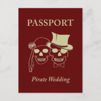 Pass für eine Piratenhochzeit