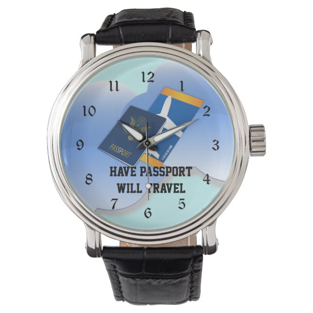 Pass haben, reisen armbanduhr (Vorderseite)