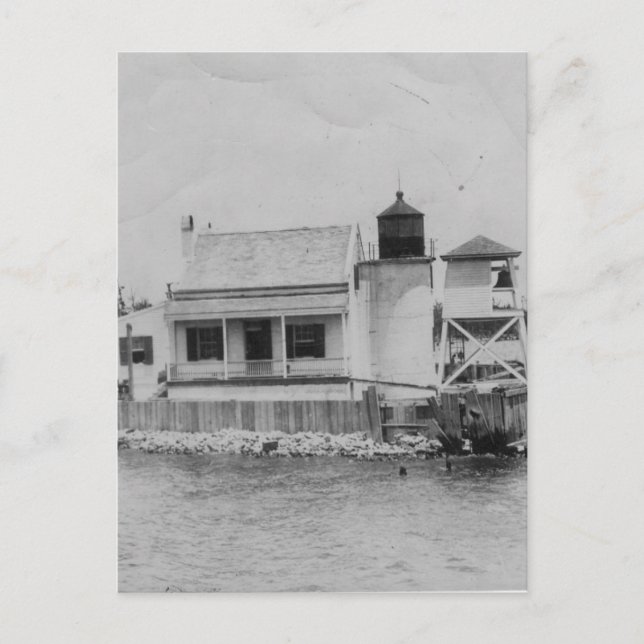 Pass Manchac Lighthouse 2 Postkarte (Vorderseite)