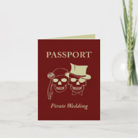 Pass zu einer Piratenhochzeit