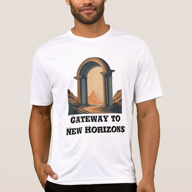 Passageway Arch: Reise durch einfaches T-Shirt (Vorderseite)