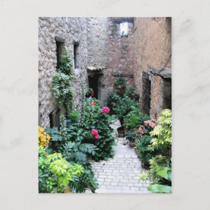 Passageway in La Turbie, Frankreich Postkarte