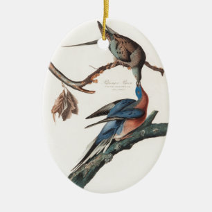 Passagier-Taube (1838) John J. Audubon Keramikornament