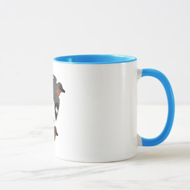 Passagier-Tauben-Flug Tasse (Rechts)