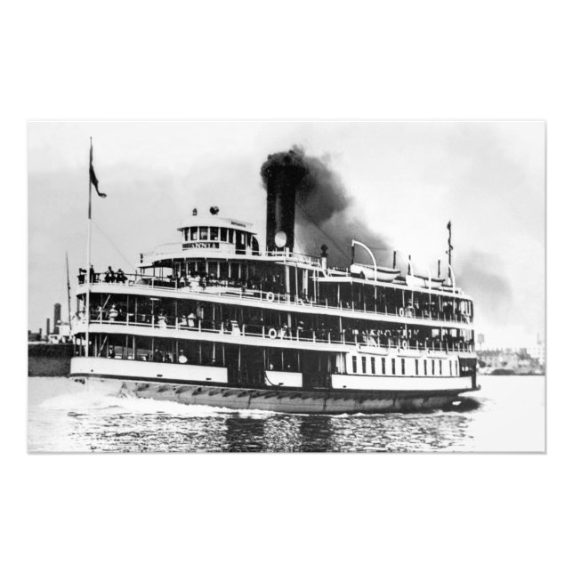 Passagierdampfer-Ausflug "Great Lakes" Fotodruck (Vorne)