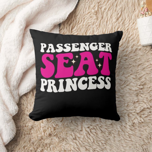 Passagiersitz Princess Girl Car Groovy Retro Kissen (Decke)