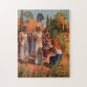 PASSAHFEST-PUZZLESPIEL MOSES ALS BABY