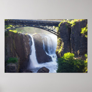 Passaiisches Wasserfall-Poster Poster