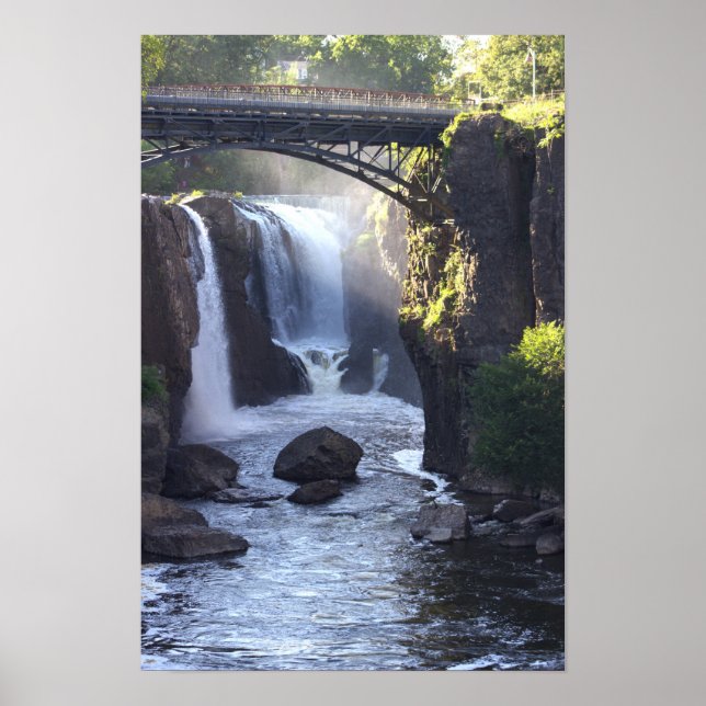 Passaiisches Wasserfall-Poster Poster (Vorne)