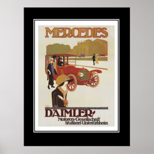 Passanger Car Vintage Poster der 20er Jahre