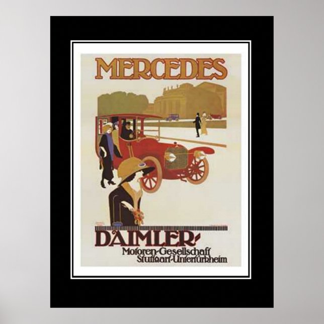 Passanger Car Vintage Poster der 20er Jahre (Vorne)