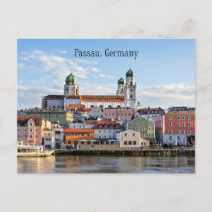 Passau, Deutschland Stadtbild Fotografie Postkarte