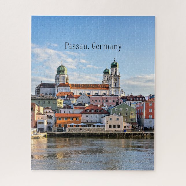 Passau, Germany cityscape photograph (Vertikal)