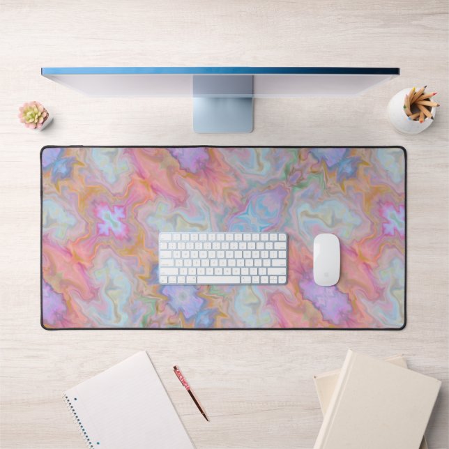 Passé Abstrait Motif Moderne rose couleur torse (Bureau 1)
