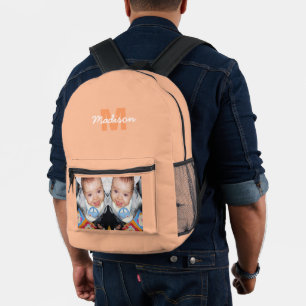 Passe deine Foto-Personalisierung mit Monogramm Pf Bedruckter Rucksack