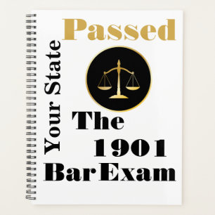Passé l'examen à barres (Personnaliser et année)