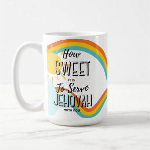 Passen Sie an, wie süß es ist, um Jehovah mit Ihne Kaffeetasse