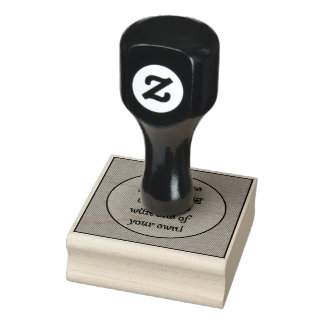 Passen Sie das an! Hinzufügen von Kunst oder Foto Gummistempel