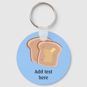 Passen Sie diese Toast-Grafik an Schlüsselanhänger