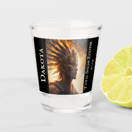 Passen Sie dieses Souvinier-Glas mit dem Empfänger Schnapsglas