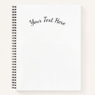 Passen Sie es an! Notizbuch