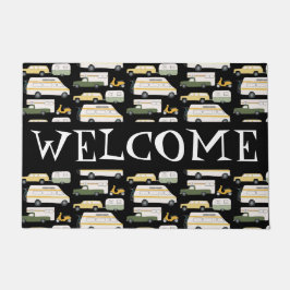 Passen Sie es an! WELCOME Camper Vintag Vanlife RV Fußmatte
