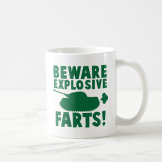Passen Sie EXPLOSIVE FURZEN auf! Kaffeetasse