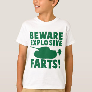 Passen Sie EXPLOSIVE FURZEN auf! T-Shirt