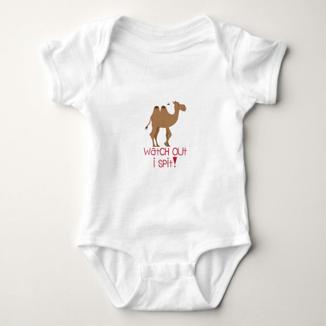Passen Sie heraus mich spucken auf! Baby Strampler (Vorderseite)