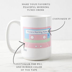 Passen Sie Ihr Friedliches Morgenstimmungsgetränk Kaffeetasse