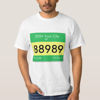 Passen Sie Ihr Rennbib auf einem Shirt an! T-Shirt