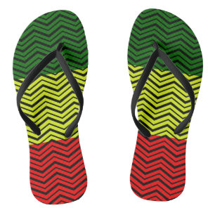 Passen Sie Ihre eigenen - Rasta an Flip Flops