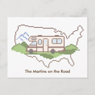 Passen Sie Ihre Road Trip USA Postkarte an