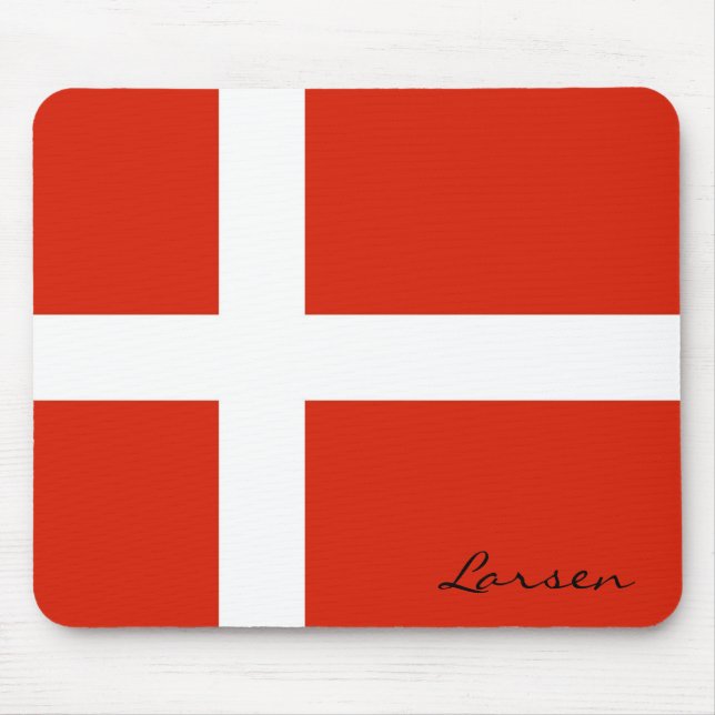 Passen Sie Ihren Dannebrog an! Mousepad (Vorne)