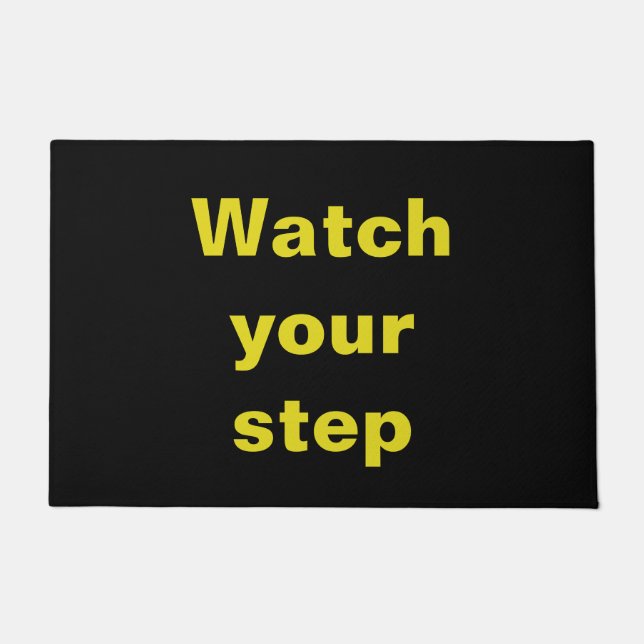 Passen Sie Ihren Schritt auf Fußmatte (Vorderseite)