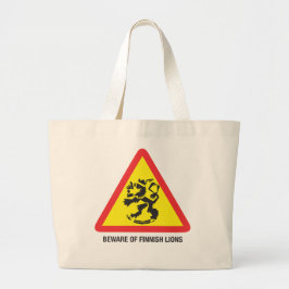 Passen Sie Löwe-von der riesigen Taschen-Tasche au Jumbo Stoffbeutel