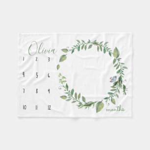 Passen Sie mich auf, - Fotodecke mit Watercolor zu Fleecedecke