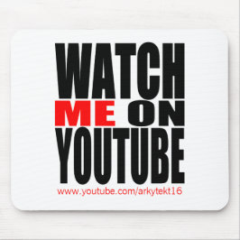 Passen Sie mich auf YouTube | auf, die modern sind Mousepad