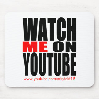 Passen Sie mich auf YouTube | auf, die modern sind Mousepad
