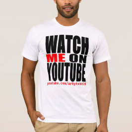 Passen Sie mich auf YouTube | auf, die modern sind T-Shirt